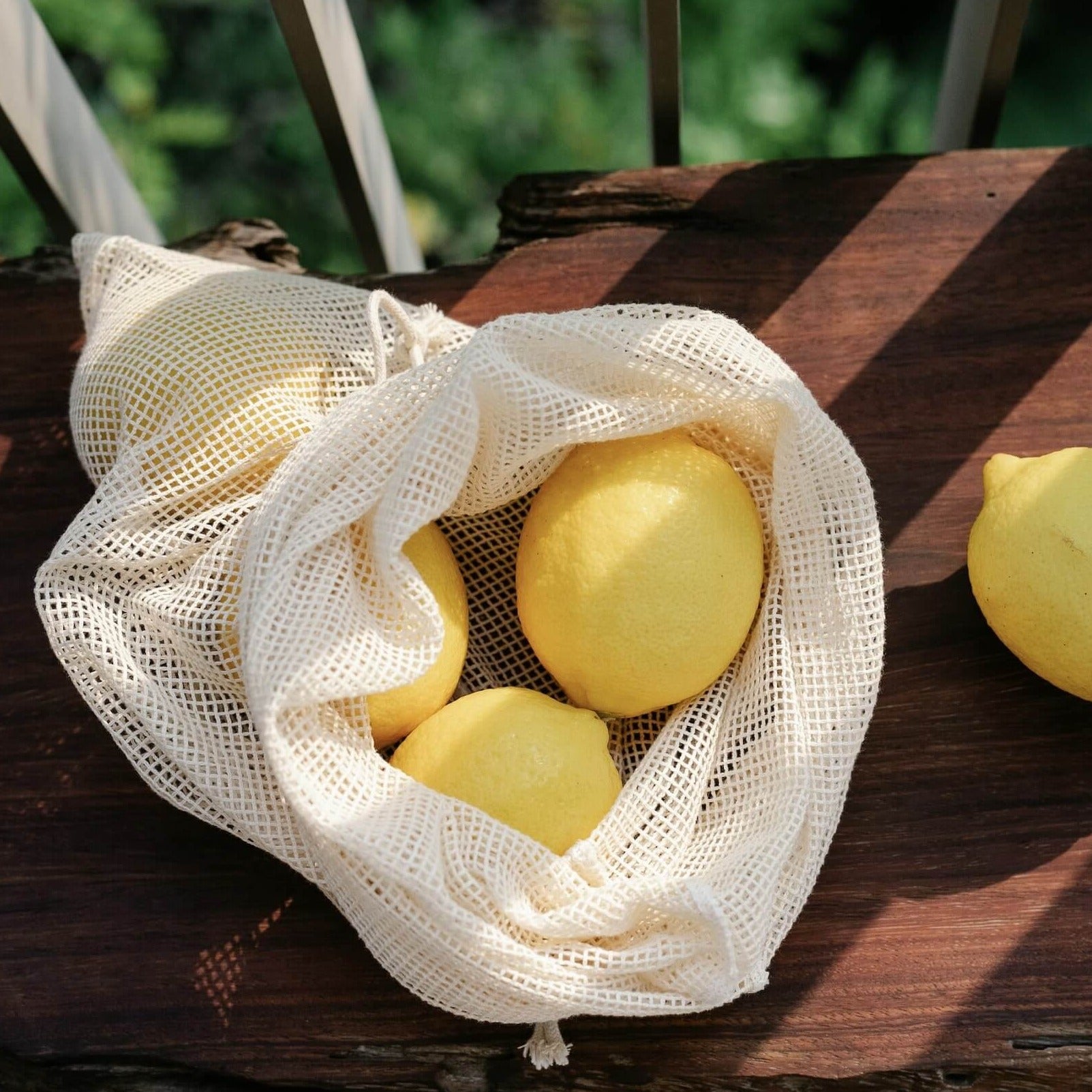 Organic Mesh Cotton Bag - S/M/L - The Plastic Free Co.